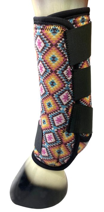 Showman Daybreak Aztec Elite Equine Sport Medicine Boot *Sold in Pairs* #2